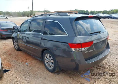 2014 Honda Odyssey Ex-L from USA, damaged, VIN 5FNRL5H69EB107741